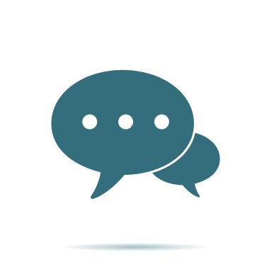 Konuşma balonu simgesi vektörü, Konuşma simgesi eps10, Konuşma balonu simgesi resim