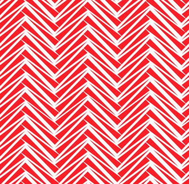 Kırmızı beyaz üçgen. Kusursuz desen. Eps Vektör illüstrasyon