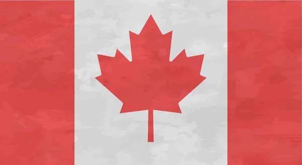Bandeira do Canadá. Bandeira retro do Canadá. Estilo bandeira do Canadá. Bandeira do Canadá desgastada. Bandeira do Canadá Eps. Bandeira do Canadá Vector. Ilustração da bandeira do Canadá. Modelo de bandeira do Canadá. Bandeira do Canadá grunge. Bandeira do Canadá ilustração — Vetor de Stock