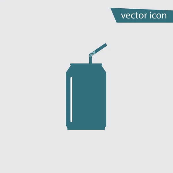 Icône de soda. Soda Icon Vector. Soda Icon JPEG. Objet Icône Soda. Image d'icône de soude — Image vectorielle