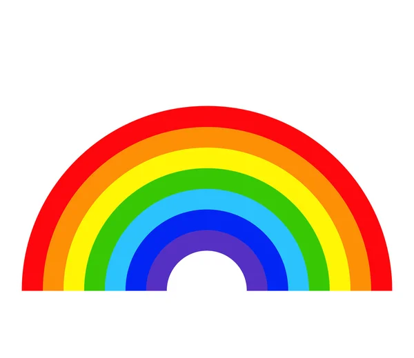 Rainbow. Rainbow-ikonen. Rainbow app. Rainbow Icon platt. Rainbow Icon art. Ikon för homosexuellas minoritets begrepp. Regnbågens Konceptbild. Rainbow Icon Web. Rainbow Icon app. Rainbow ikon tecken. Rainbow Icon nyhet — Stock vektor