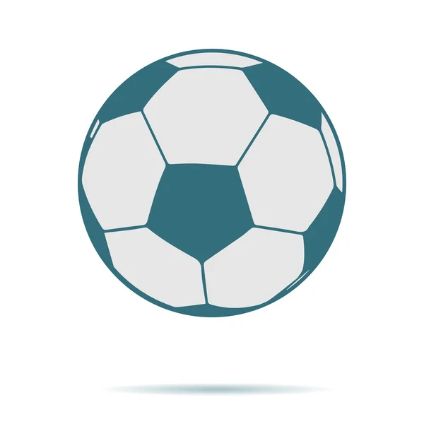 Futball-labda Icon. Soccer Ball Icon objektum. Foci labda ikon kép. Futball-labda ikon kép. — Stock Vector