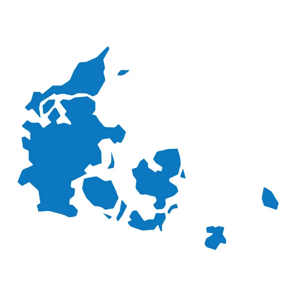 Синяя карта Дании. Карта Дании пуста. Вектор карты Дании. Карта Дании плоская. Датский шаблон карты. Дания карта объекта. Карта Дании eps. Дания карта инфографики. Карта Дании чиста. Карта Дании . — стоковый вектор