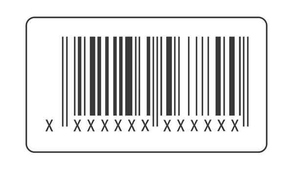 Realistische streepjescode. Barcode vector. Streepjescode pictogram. Streepjescode pictogram vector. Streepjescode pictogram plat. Afbeelding van het streepjescode pictogram. Streepjescode pictogram illustratie. Barcode sjabloon. Streepjescode pictogram object. Barcode EPS. Barcode Web. — Stockvector