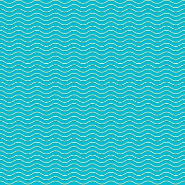 Yaz mavi ve beyaz arka plan ile Seamless Modeli dalgalar