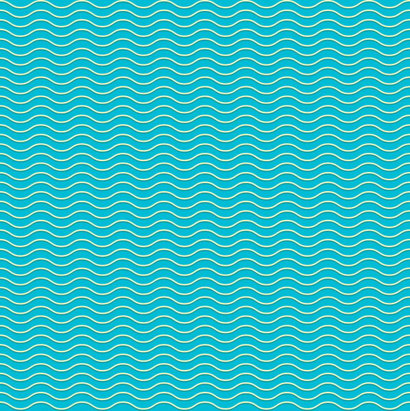 Seamless Pattern with waves blue and white summer background