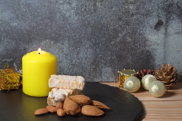 composition of easter holiday decorations