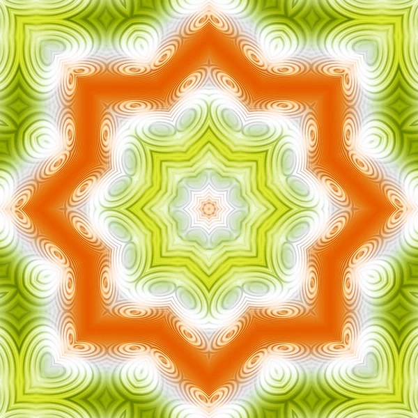 Оранжевый и зеленый абстракционизм . — стоковое фото
