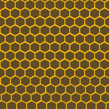 Çerçeveyi dolduran altıgen bal peteği deseni arkaplanı