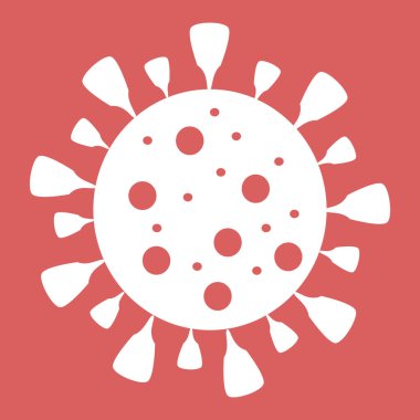 Covid 19 salgınında Coronavirus 'un vektör illüstrasyonu.