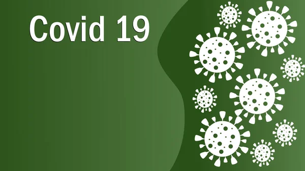 Vektorová Ilustrace Koronaviru Pandemie Covid — Stockový vektor