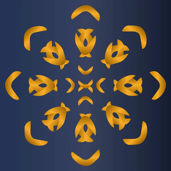 Золотий Абстрактний Мандатний Візерунок Фону Запрошень Карт Шаблонів Преміум Класу — стоковий вектор