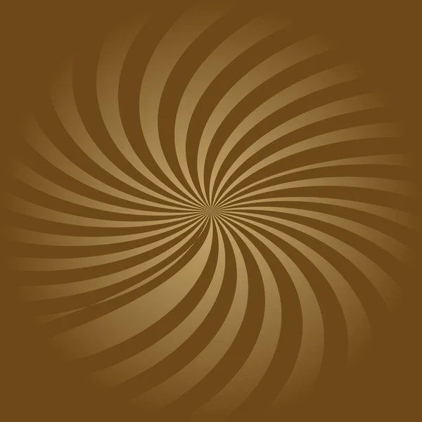 金と茶色の抽象的なバーストパターンの背景 ストックイラストベクトル — ストックベクタ