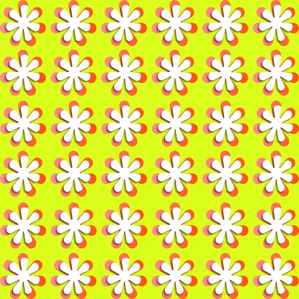Vector Floral Nahtlose Muster Hintergrund Illustration Perfekt Für Stoff Scrapbooking — Stockvektor