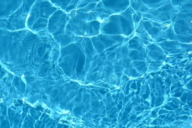 Su yüzeyi ile mavi ripples