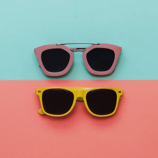 two bright sunglasses