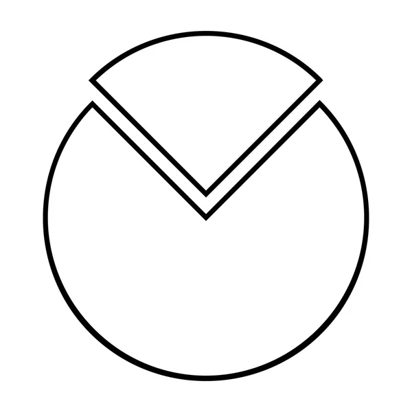 Cirkeldiagram Vector Icons — Stockvector
