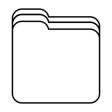 Klasör simgeleri - vektör biçimi