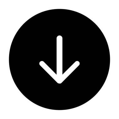 Upload ve Download - vektör simgeler