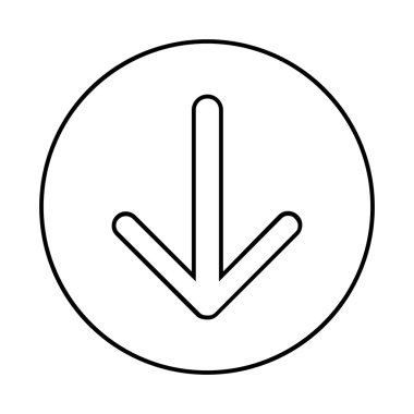 Upload ve Download - vektör simgeler