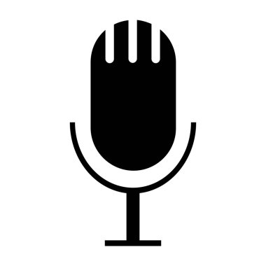 Mikrofon simgeler - vektör biçimi