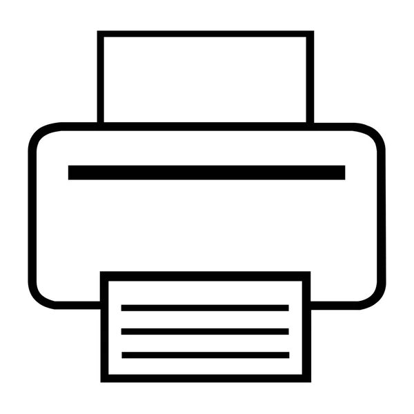 Iconos de impresora - Formato vectorial — Vector de stock