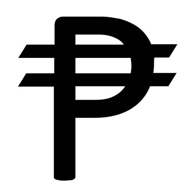 Para birimi simgeleri - vektör biçimi