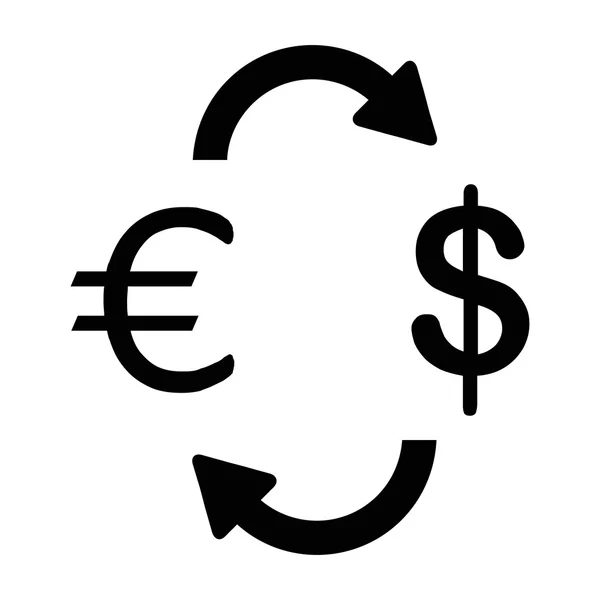 Ícones de moeda - Formato do vetor —  Vetores de Stock