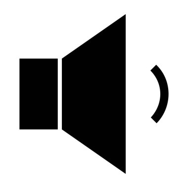 Hoparlör simgeleri - vektör biçimi