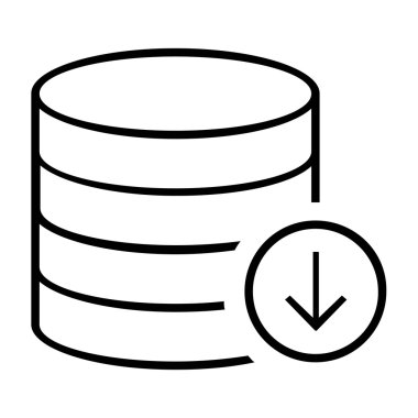 Veritabanı simgeler - vektör biçimi