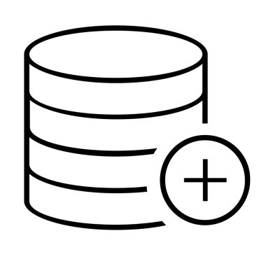 Veritabanı simgeler - vektör biçimi