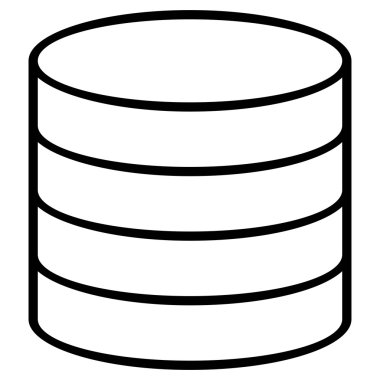 Veritabanı simgeler - vektör biçimi