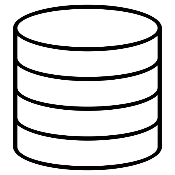 Iconos de base de datos - Formato vectorial — Vector de stock