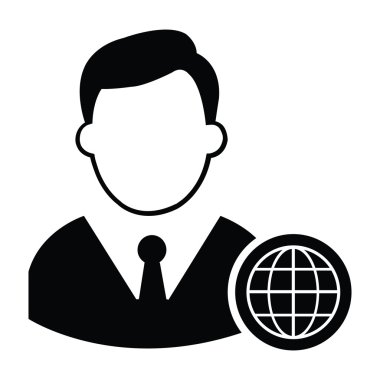 Internet kullanıcı - vektör biçimi