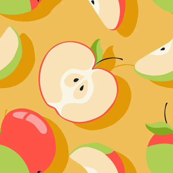 vektör doku elma motifi.