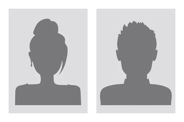 Vektör ve erkek avatarları.