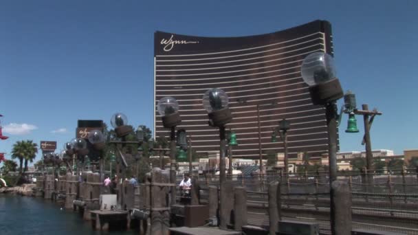 Laufsteg im wynn hotel — Stockvideo