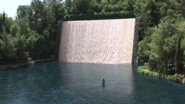 Las Vegas Watertfall — Stok video