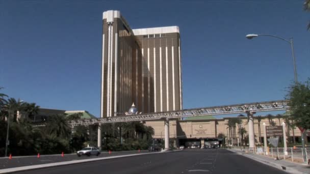 Отель Mandalay Bay в Лас-Вегасе — стоковое видео