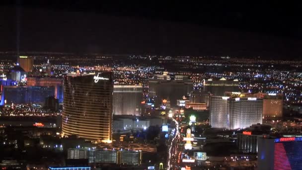 Luftaufnahme von las vegas — Stockvideo