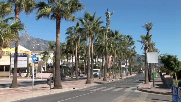 Puerto Banus Marina em Marbella — Vídeo de Stock