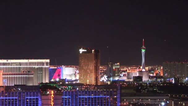 Las Vegas cityscape at the Wynn Hotel — Stock Video