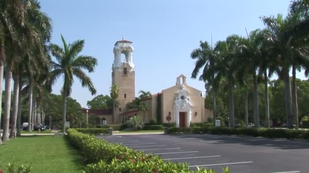Biltmore kerk in Miami — Stockvideo
