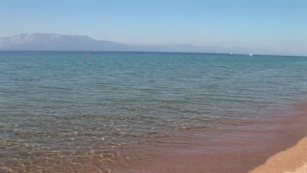 Lake Tahoe Línea de flotación — Vídeos de Stock