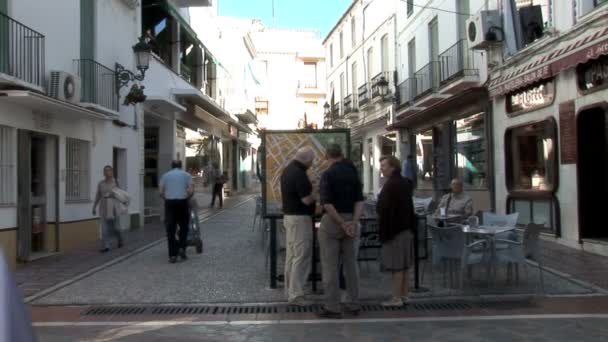 Marbella cidade em Espanha — Vídeo de Stock