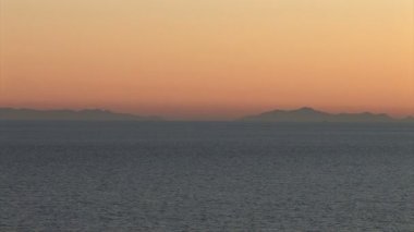 Gibralter alacakaranlıkta Boğazı
