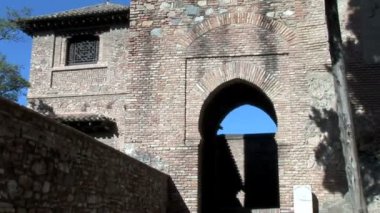 Malaga'da Alcazaba sur