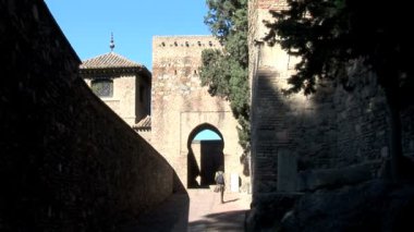 Malaga'da Alcazaba sur