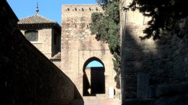 Malaga'da Alcazaba sur