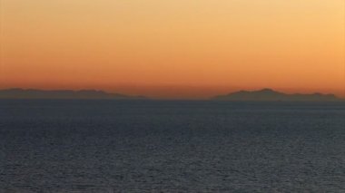 Gibralter alacakaranlıkta Boğazı